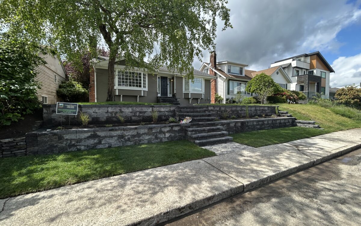 new westminster retaining wall