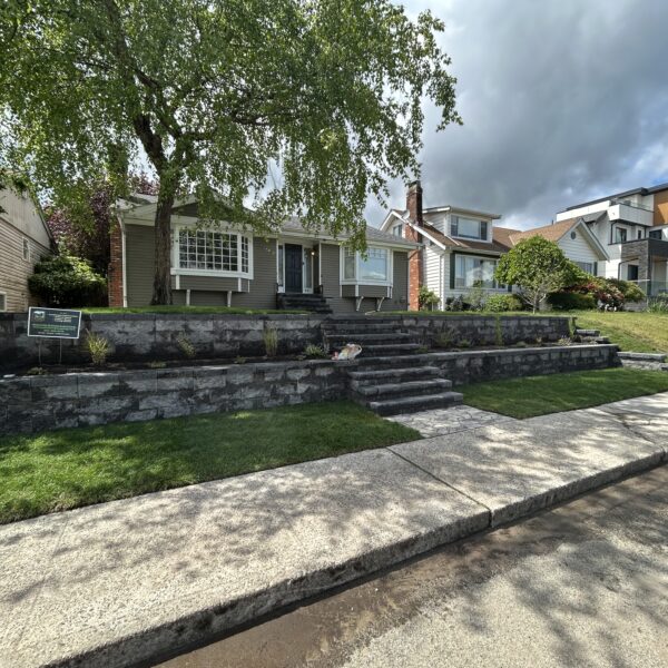 new westminster retaining wall