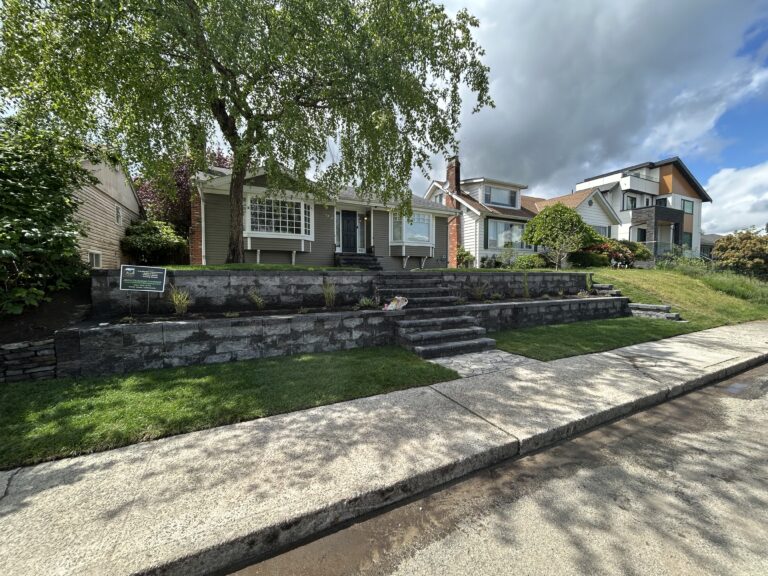new westminster retaining wall