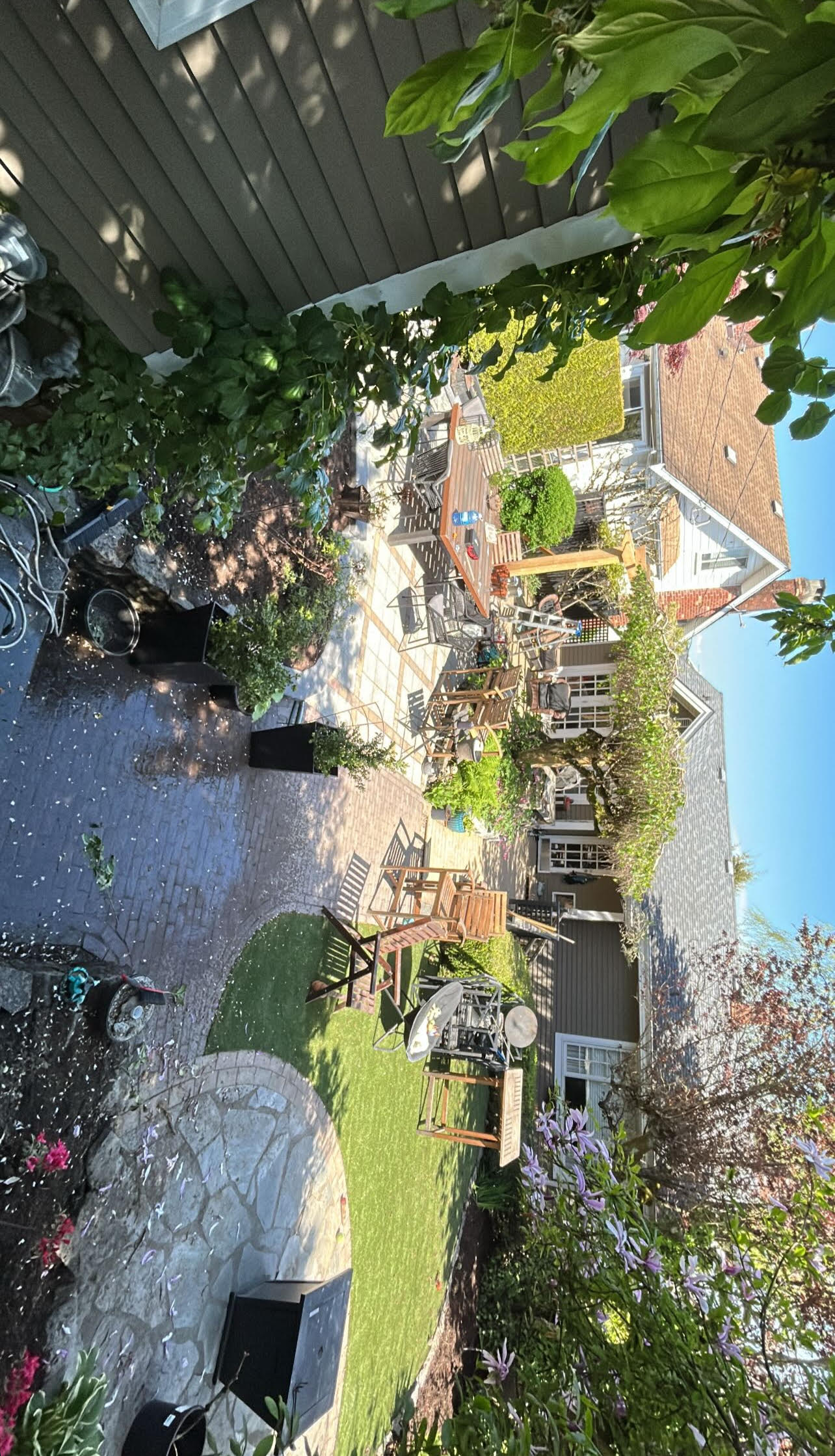 new westminster patio. custom landscaping
