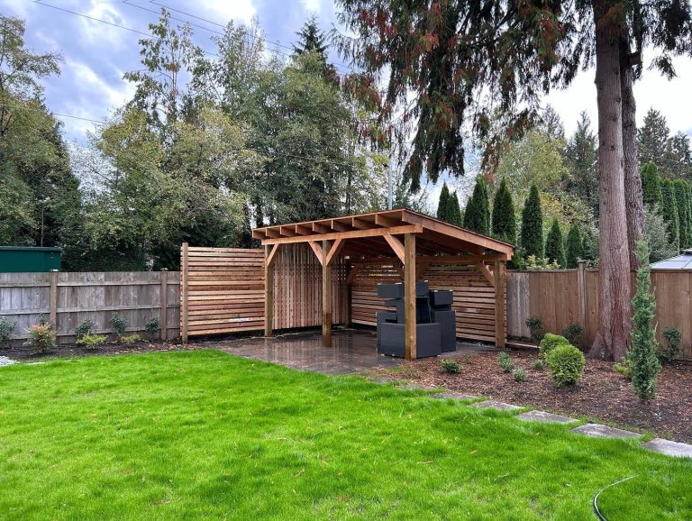 coquitlam pergola and paver patio
