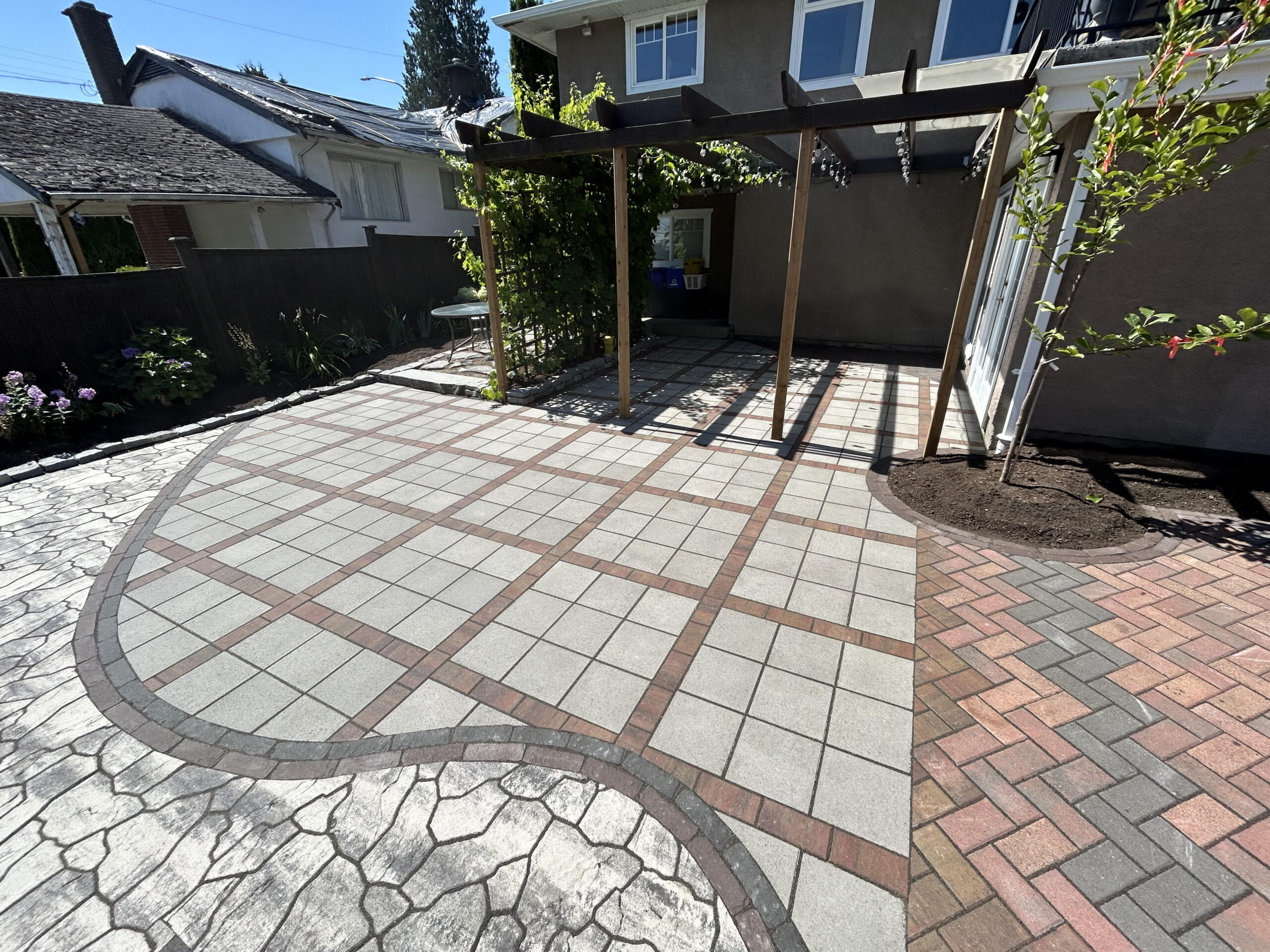 Burnaby custom patio!