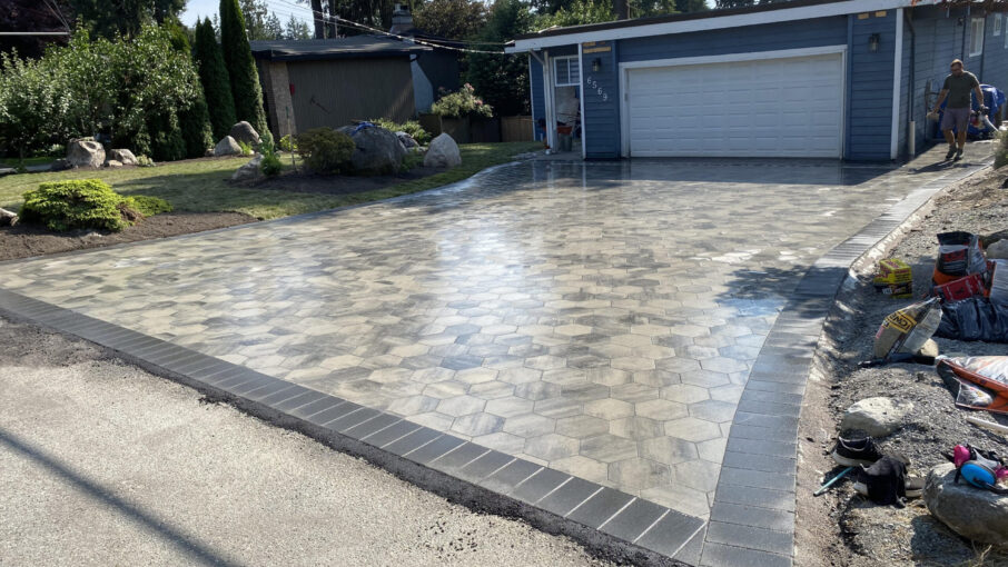 Delta hexigon driveway