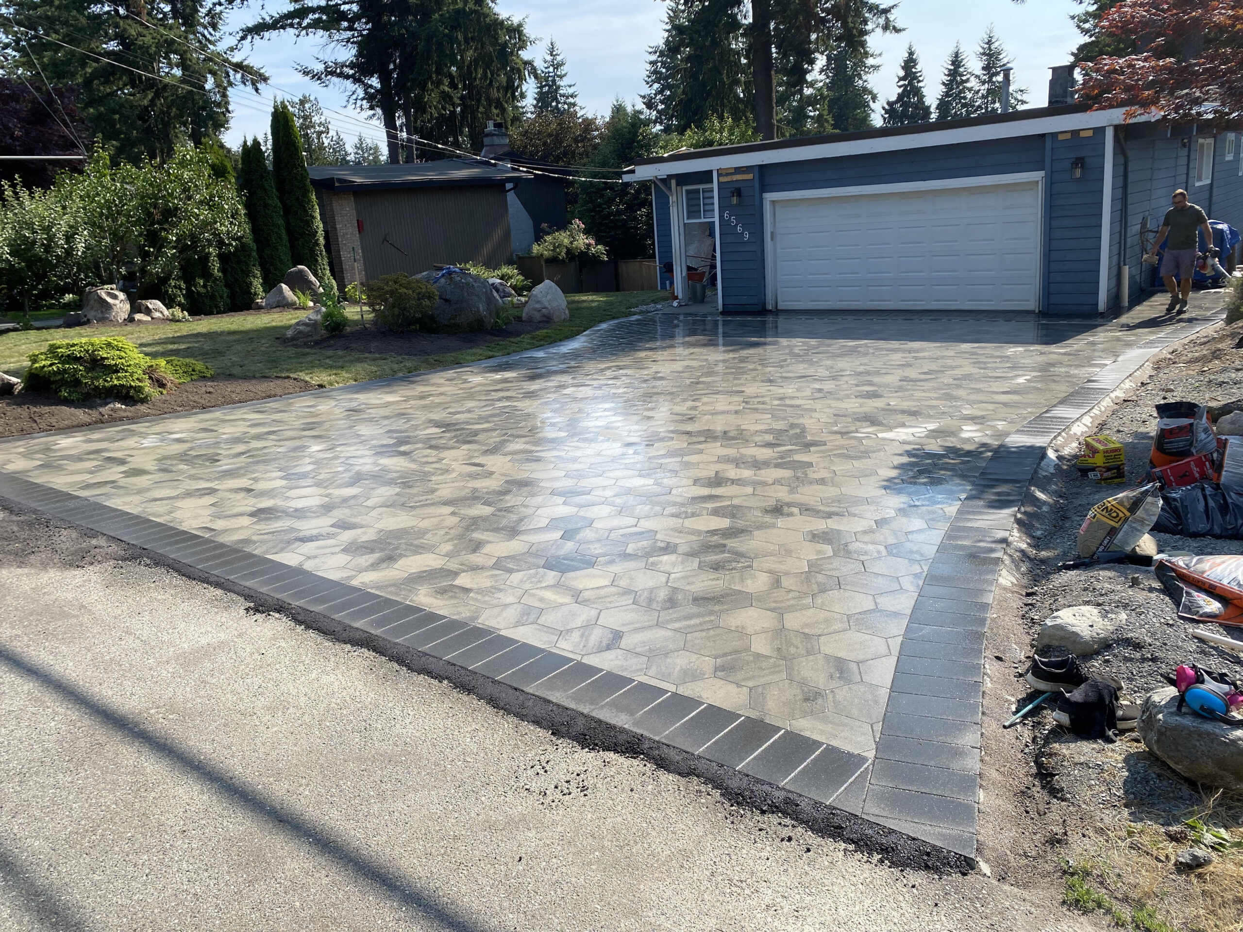 Delta hexigon driveway