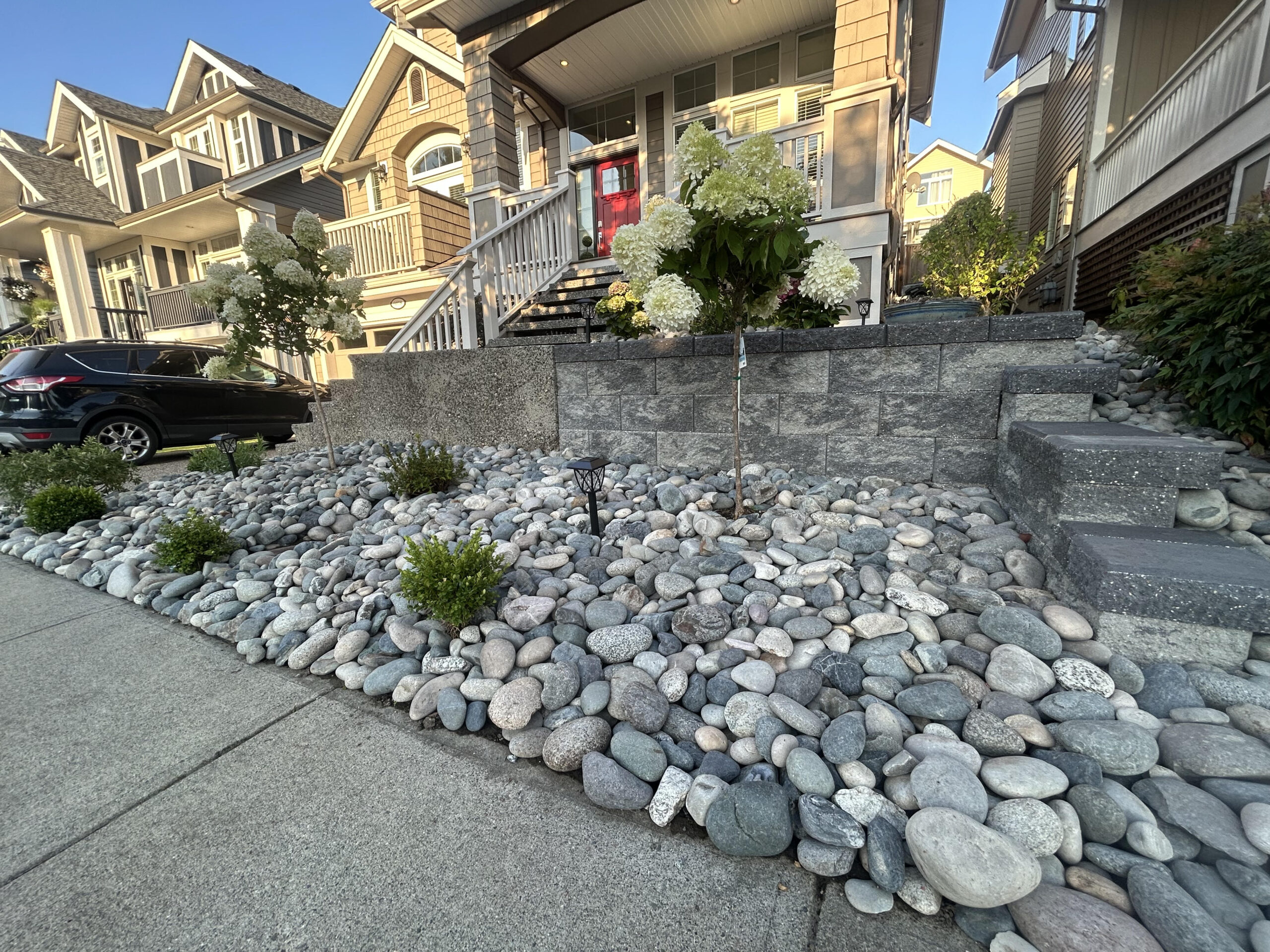south surrey retaining wall