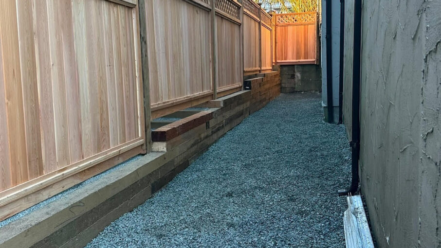 vancouver wood retaining wall