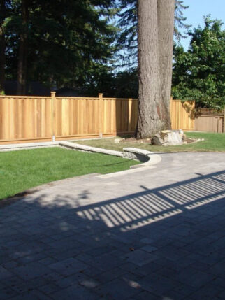 IMG_1691 Delta retaining wall, fence and patio
